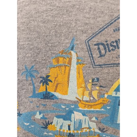 “DISCOVER THE MAGIC” Disneyland Park Sweatshirt VINTAGE - Medium Splash Mountain - Picture 6 of 10